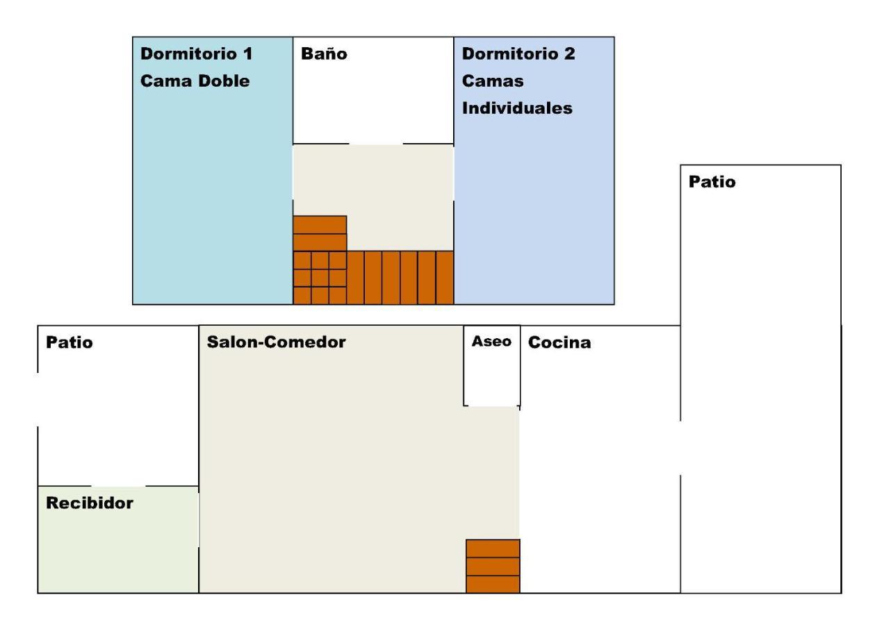 Semi-detached Adosado Con Encanto -130 M2 - Wifi 600 Mb - Piscina Comunitaria - Patio Privado Apartamento *